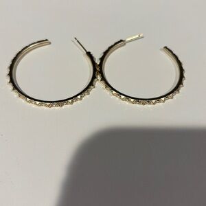 Gold Kendra Scott hoops